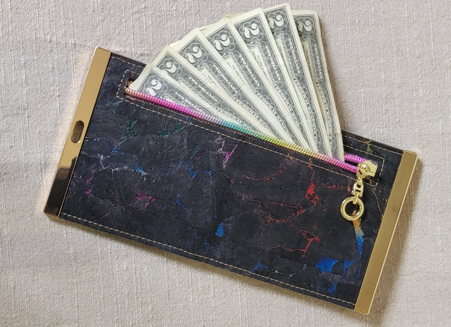Cork Wallet - Iridescent