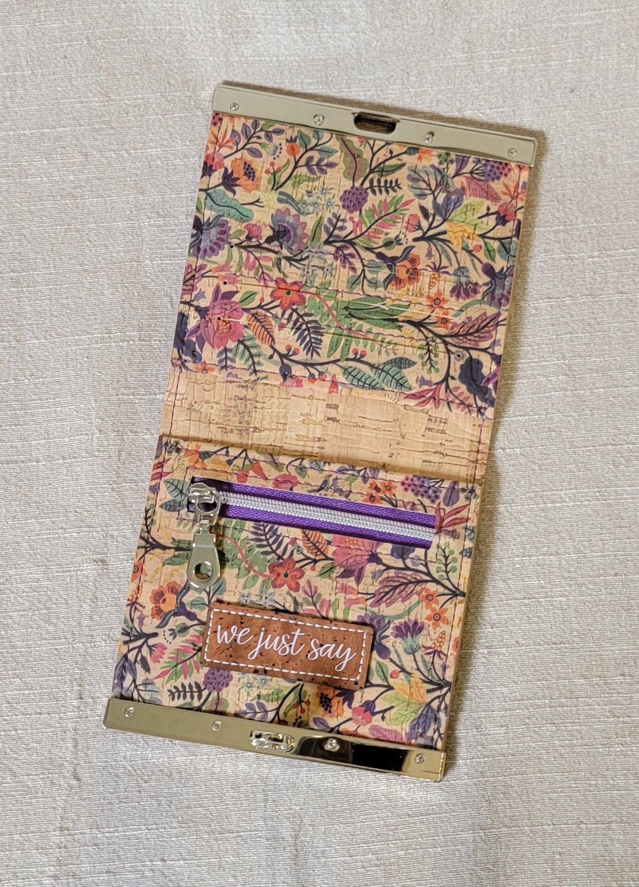 Cork Wallet - Wildflowers