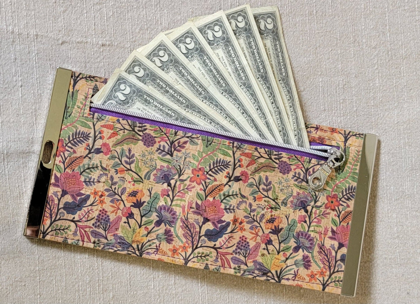 Cork Wallet - Wildflowers