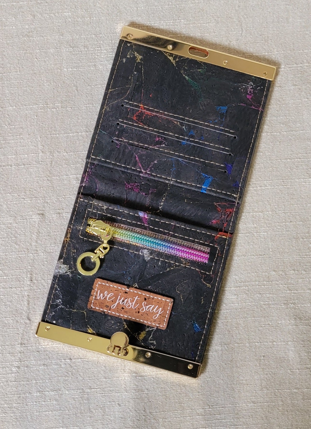 Cork Wallet - Iridescent