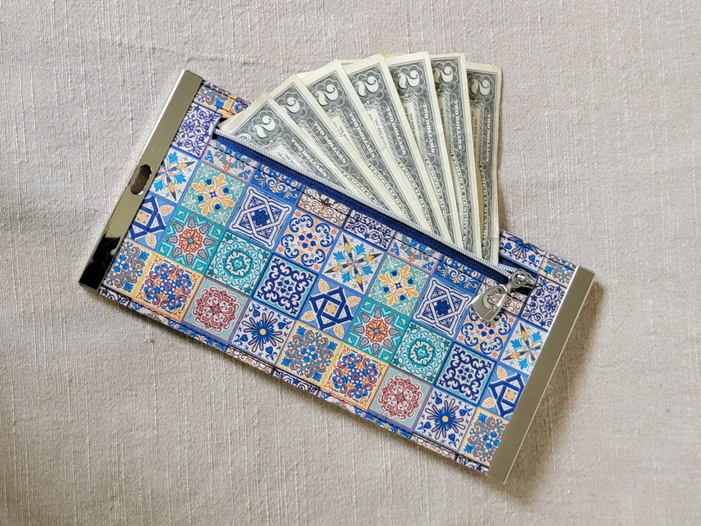 Cork Wallet - Mosaic Tiles