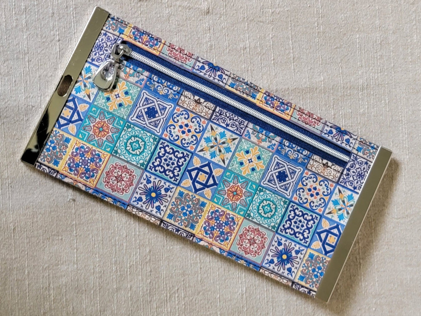 Cork Wallet - Mosaic Tiles