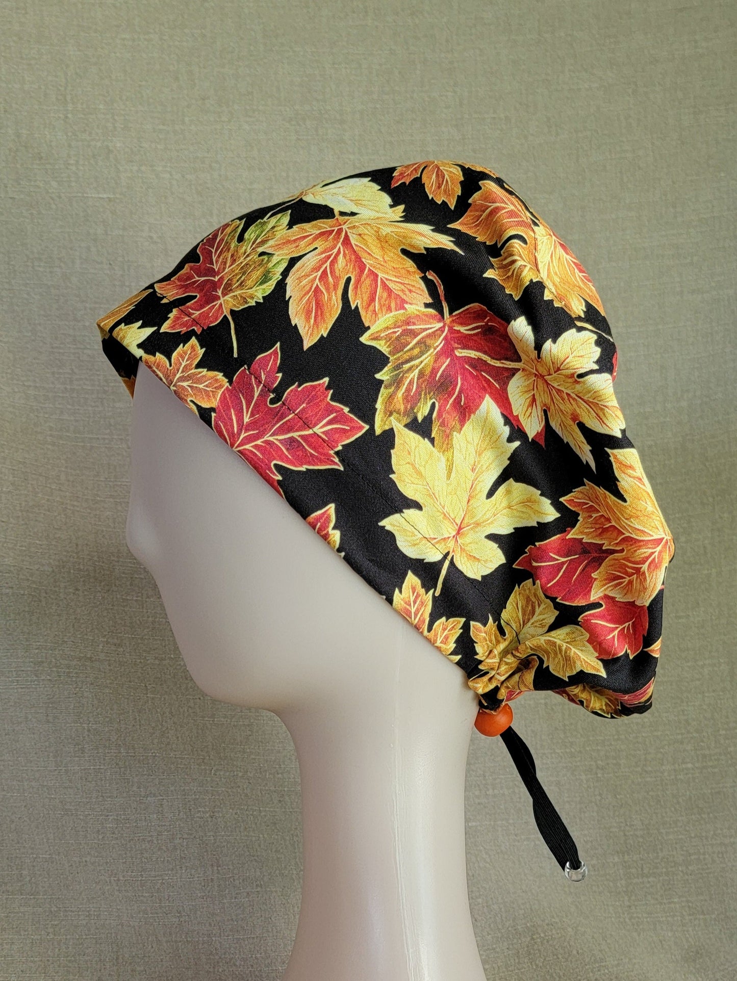 Scrub Cap - Fall Leaves