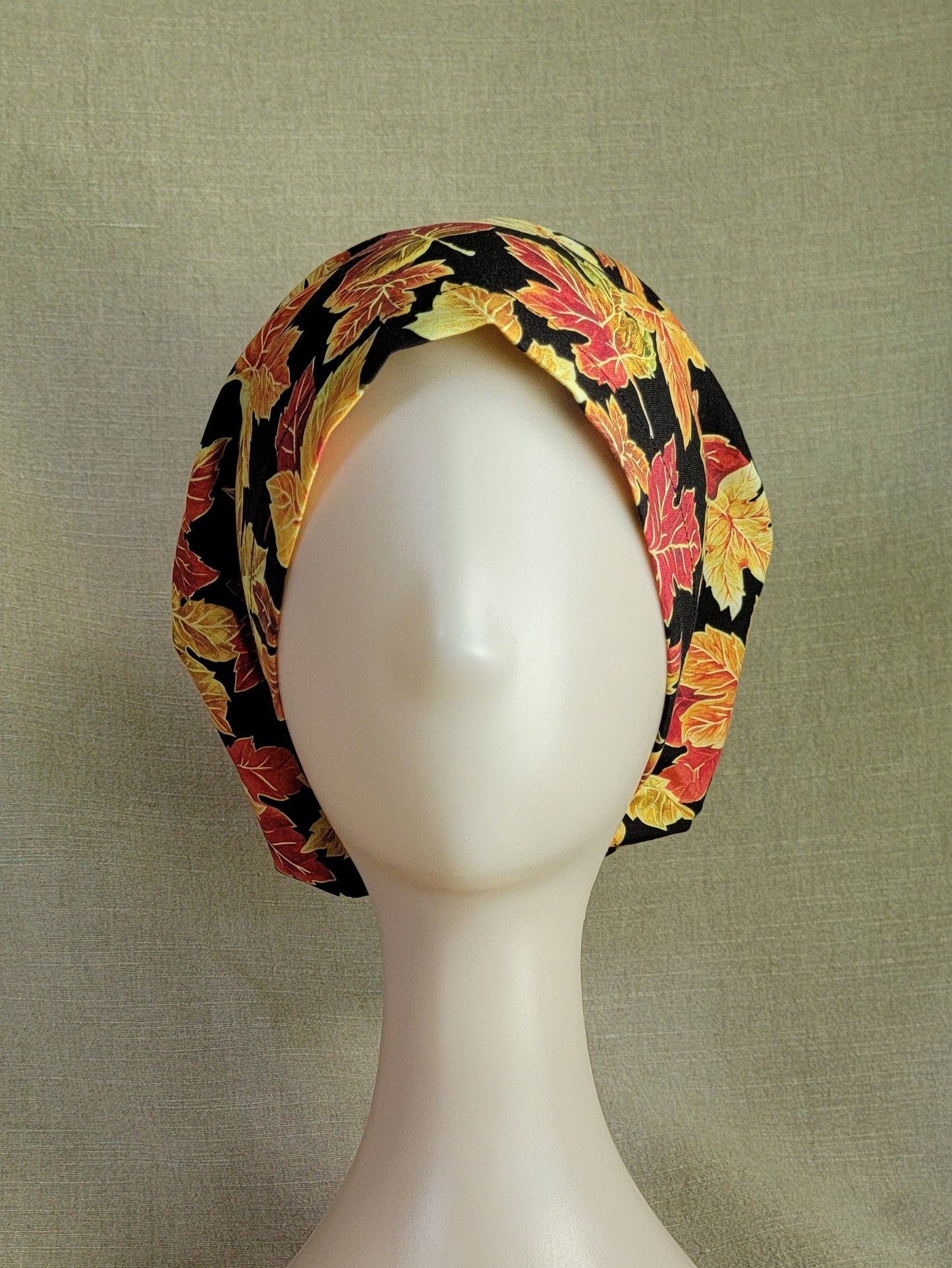 Scrub Cap - Fall Leaves