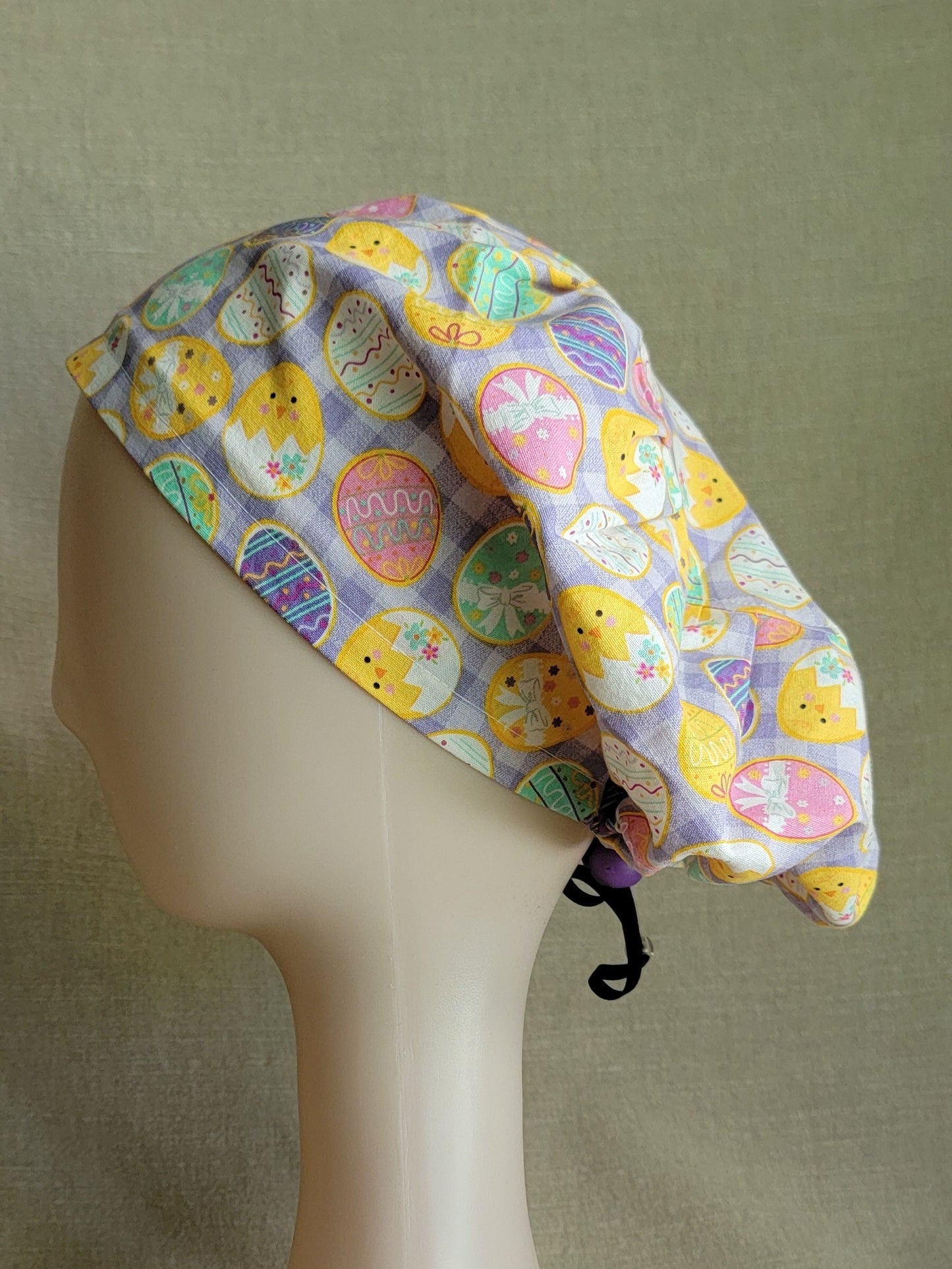 Scrub Cap - Chicks & Eggs