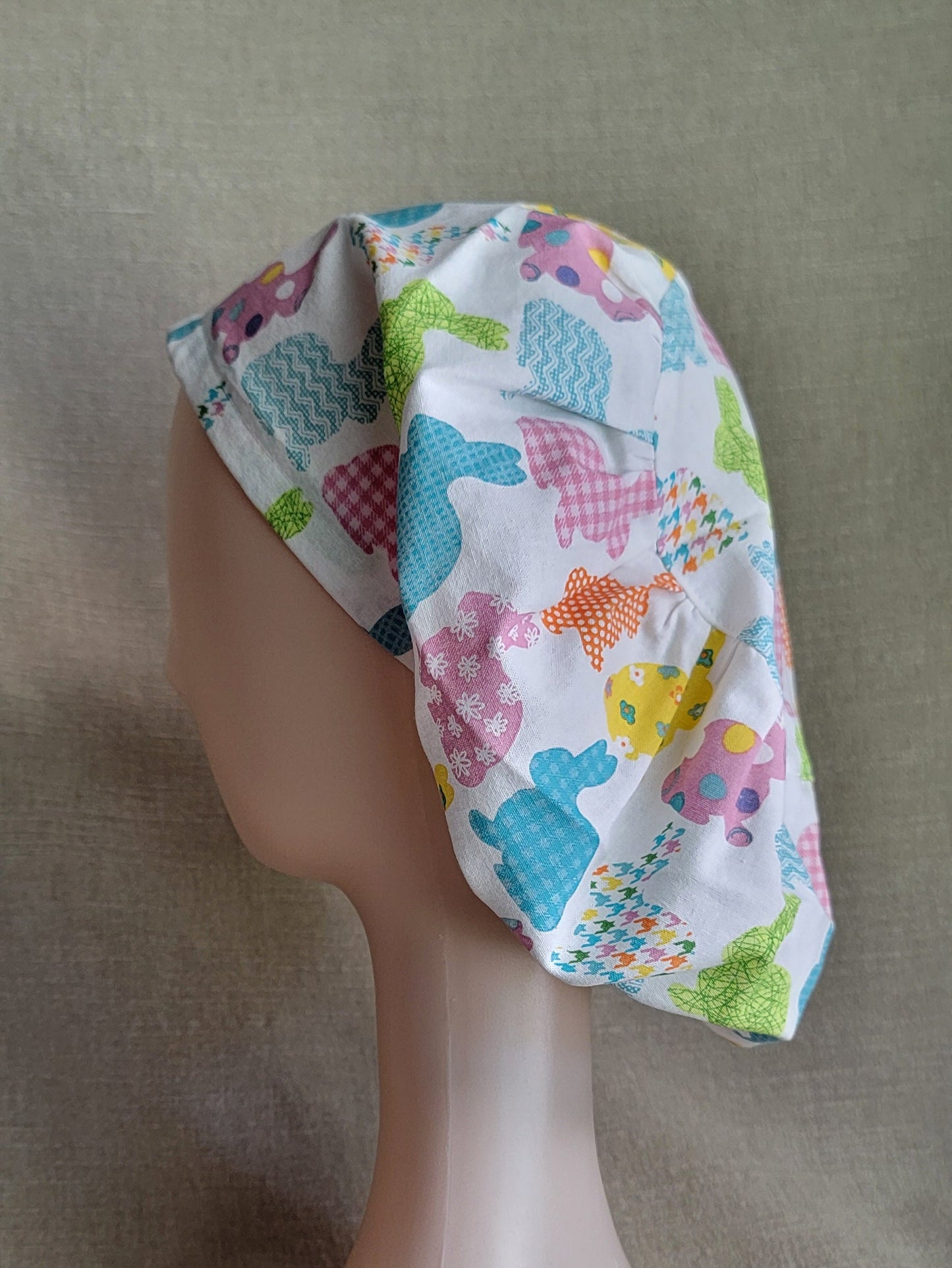 Scrub Cap - Pastel Bunnies