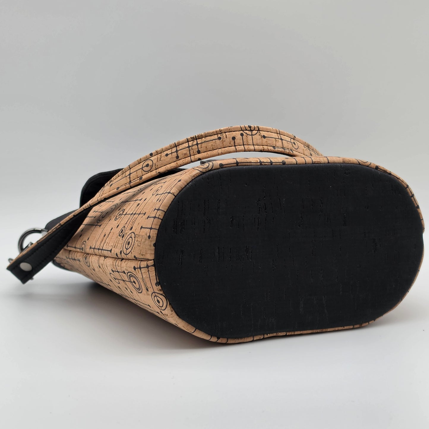 Cork Baby Bucket Bag - 50's Abstract
