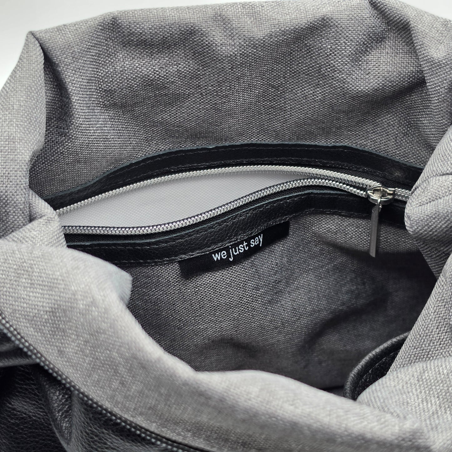 Convertible Bag - Black Leather