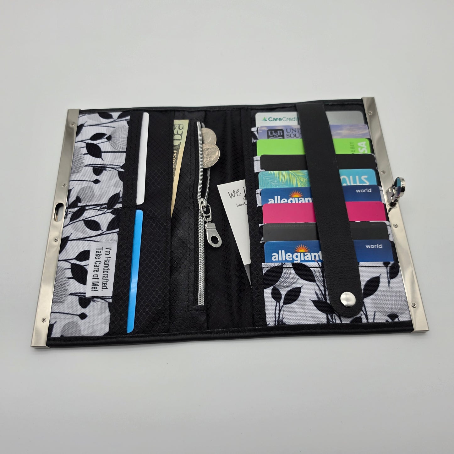 Compact Clutch Wallet - Leather