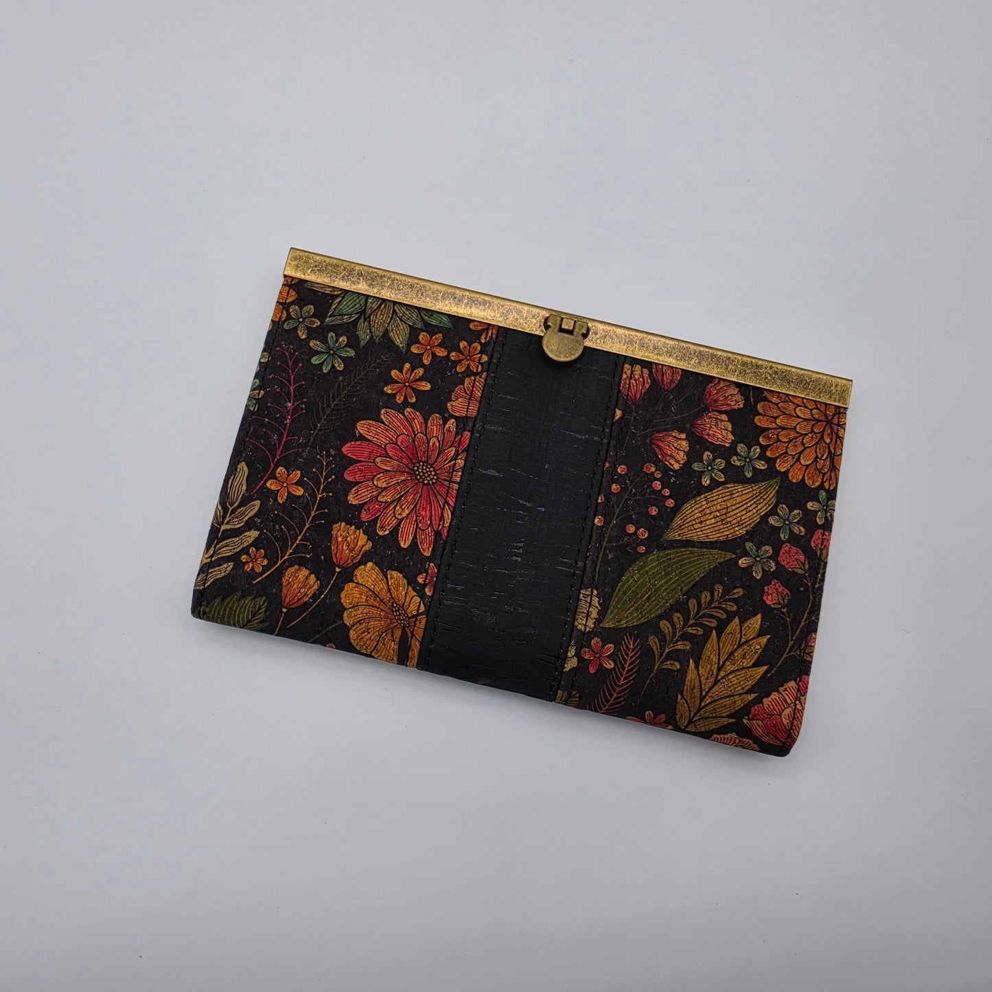 Compact Clutch Wallet - Fall Floral