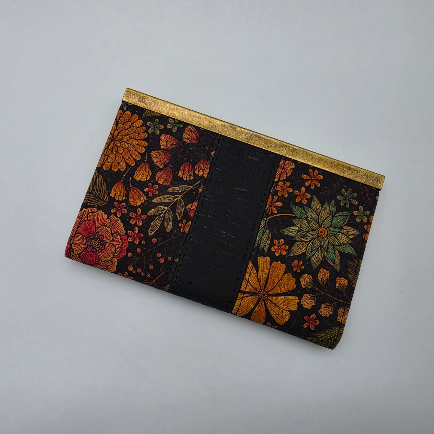 Compact Clutch Wallet - Fall Floral