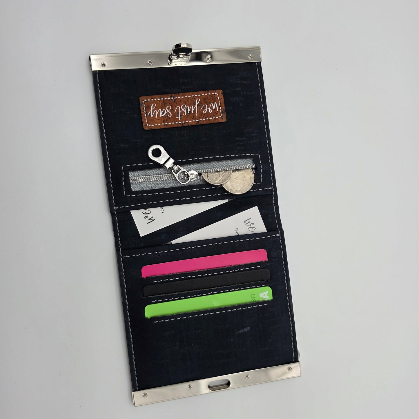 Cork Wallet - Navy