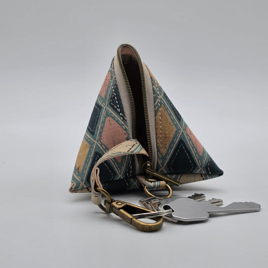 Pyramid Cork Key Keeper - Diamonds