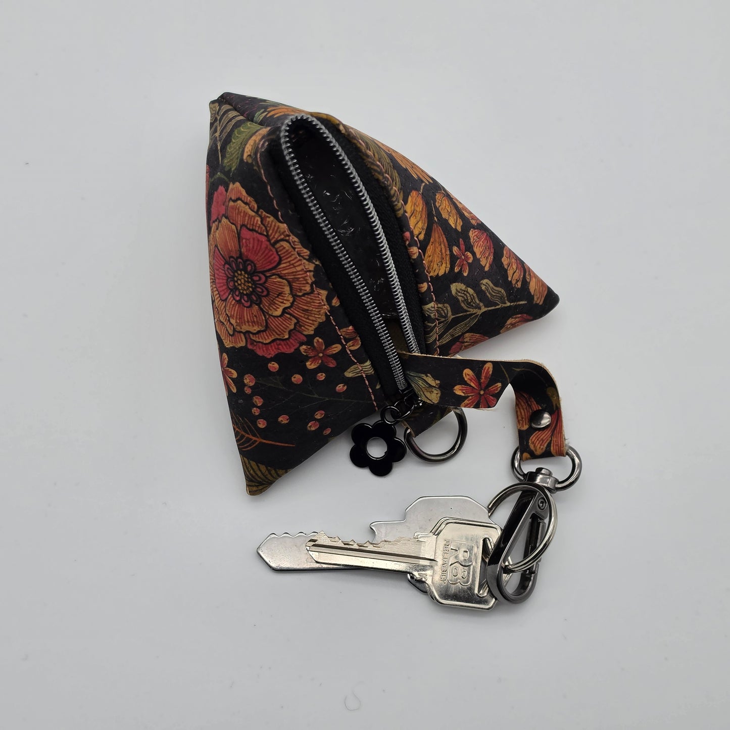 Pyramid Cork Key Keeper - Fall Floral