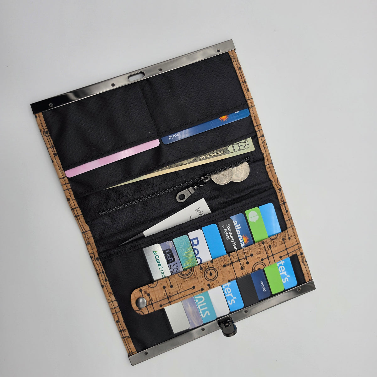 Compact Clutch Wallet - Fifties Abstract