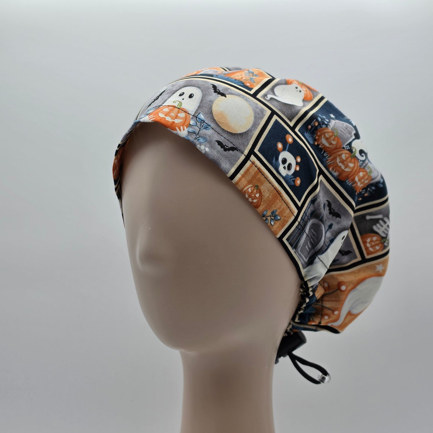 Scrub Cap -Halloween Blocks