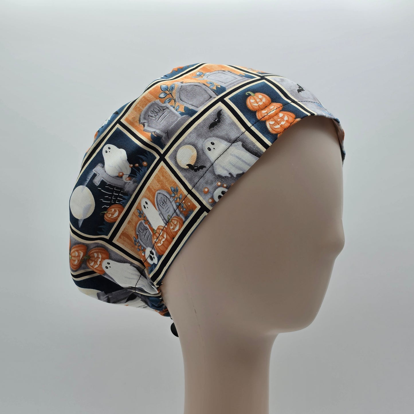 Scrub Cap -Halloween Blocks