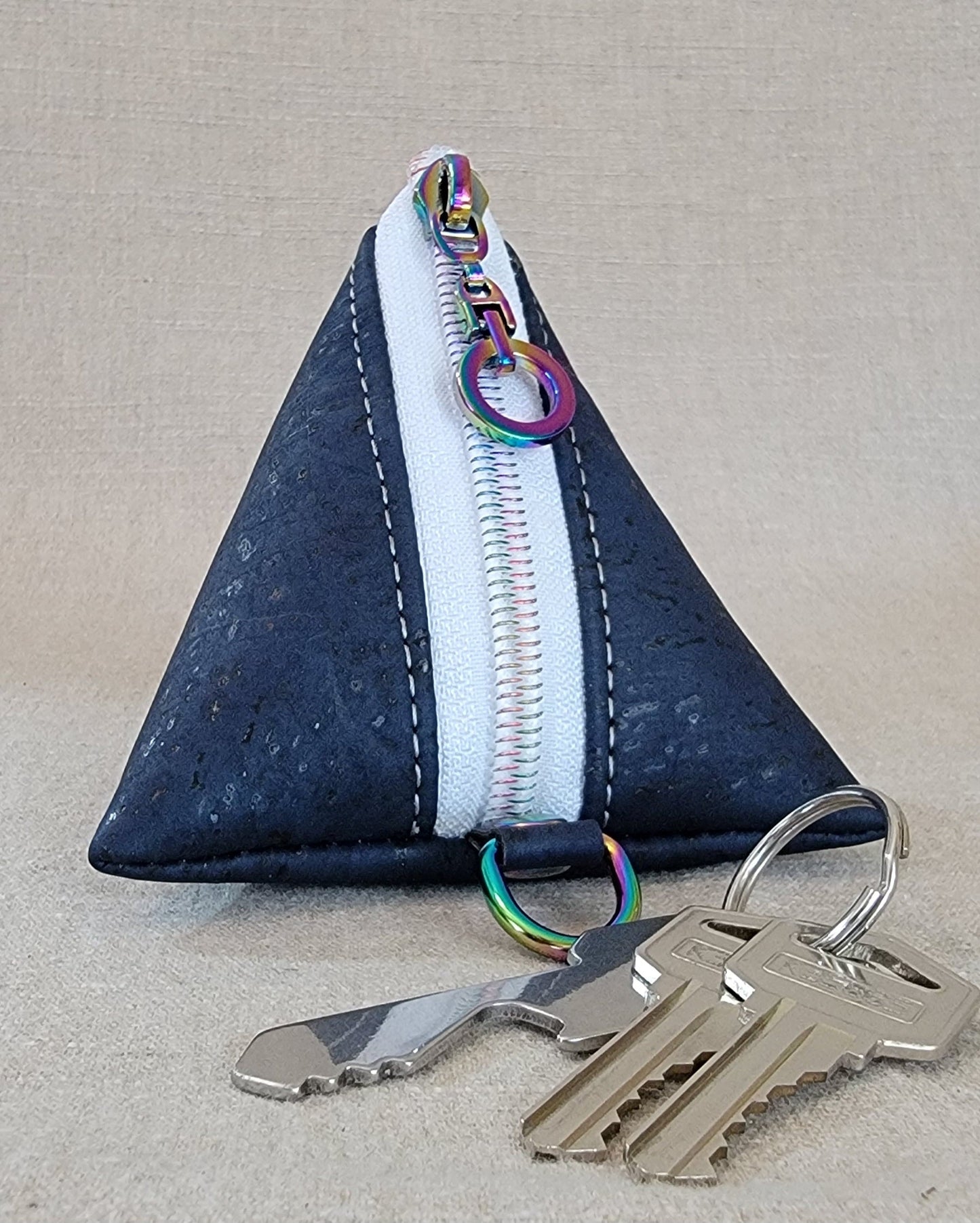 Pyramid Cork Key Keeper - Navy