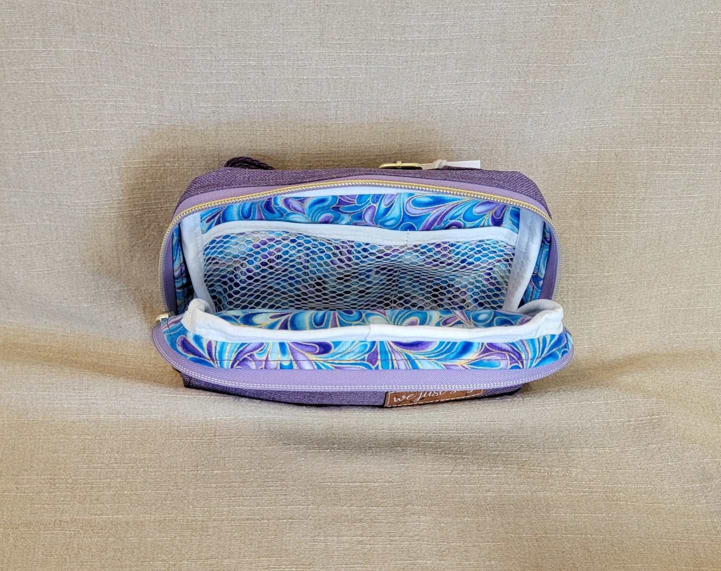 Crossbody Waist Pack - Dark Purple/Swirl