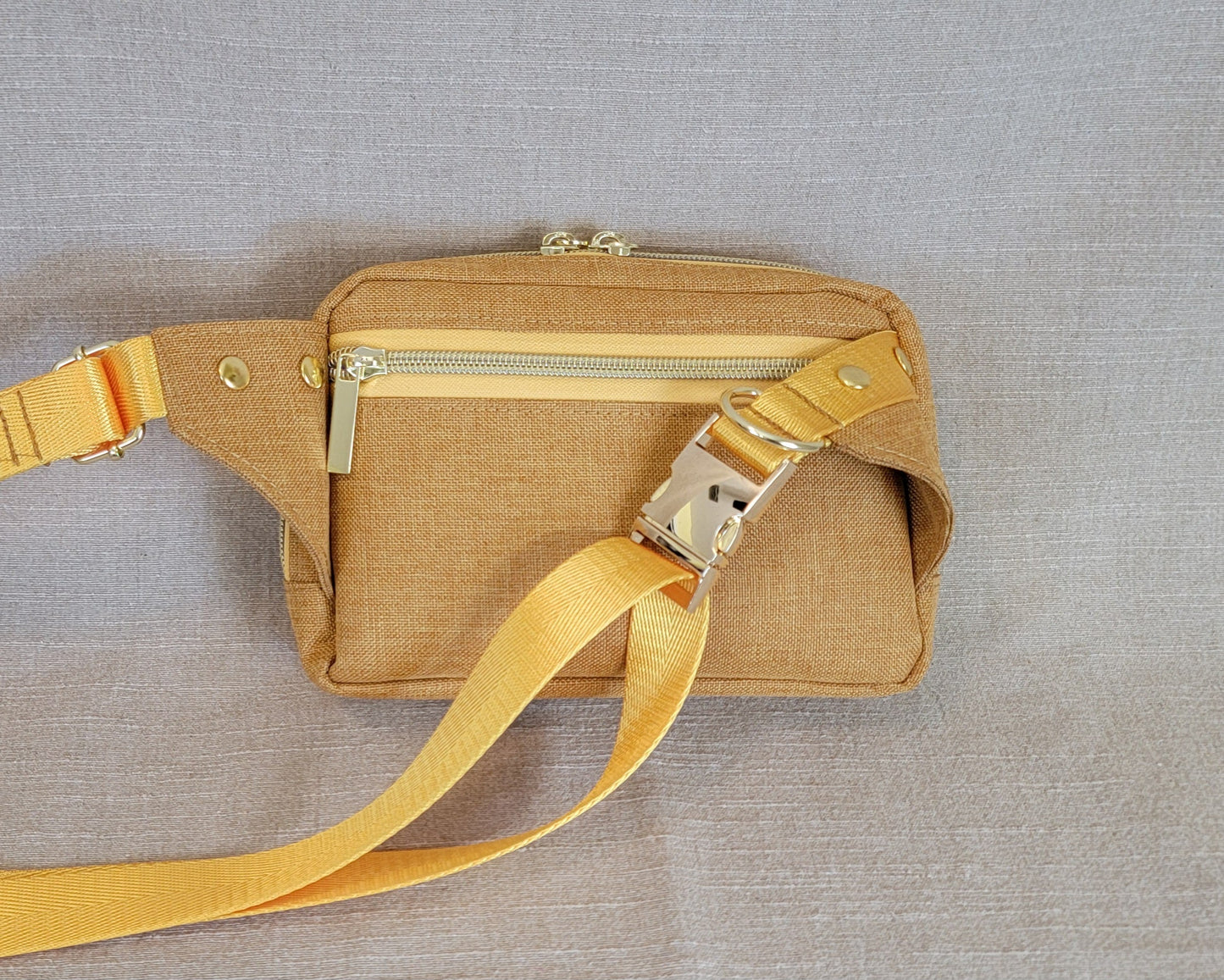 Crossbody Waist Pack - Yellow/Swirl