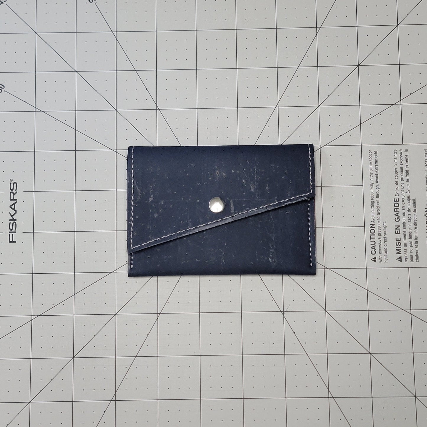 Slim Snap Card Wallet - Navy