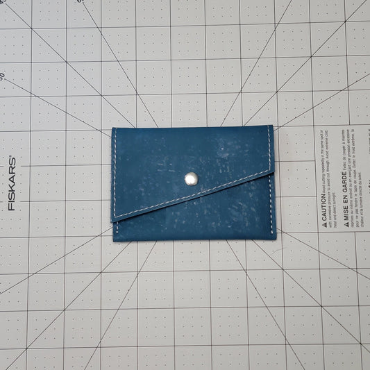 Slim Snap Card Wallet - Teal