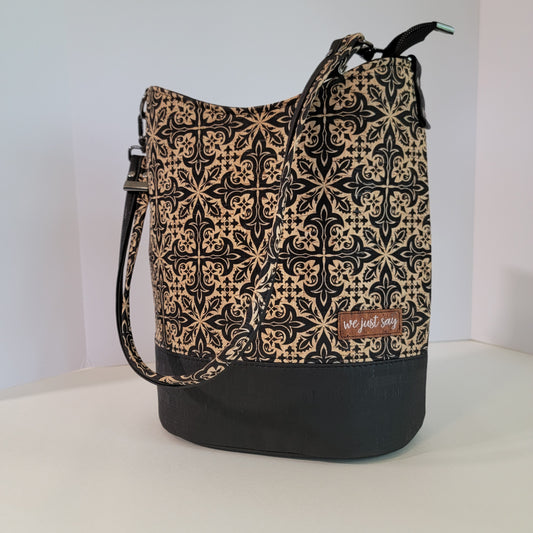 Handcrafted Cork Bucket Bag - Rebel