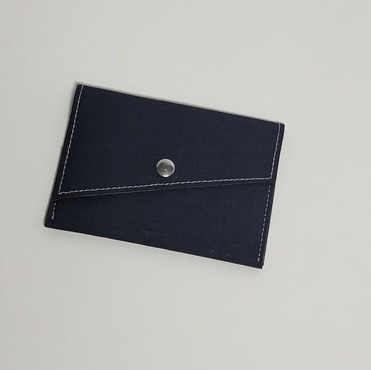 Slim Snap Card Wallet - Navy