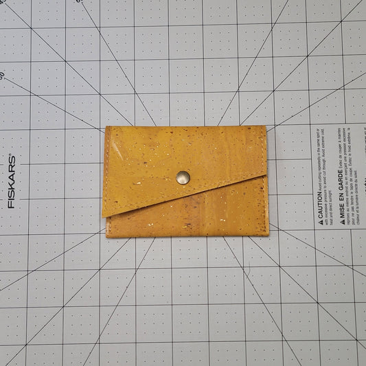 Slim Snap Card Wallet - Yellow