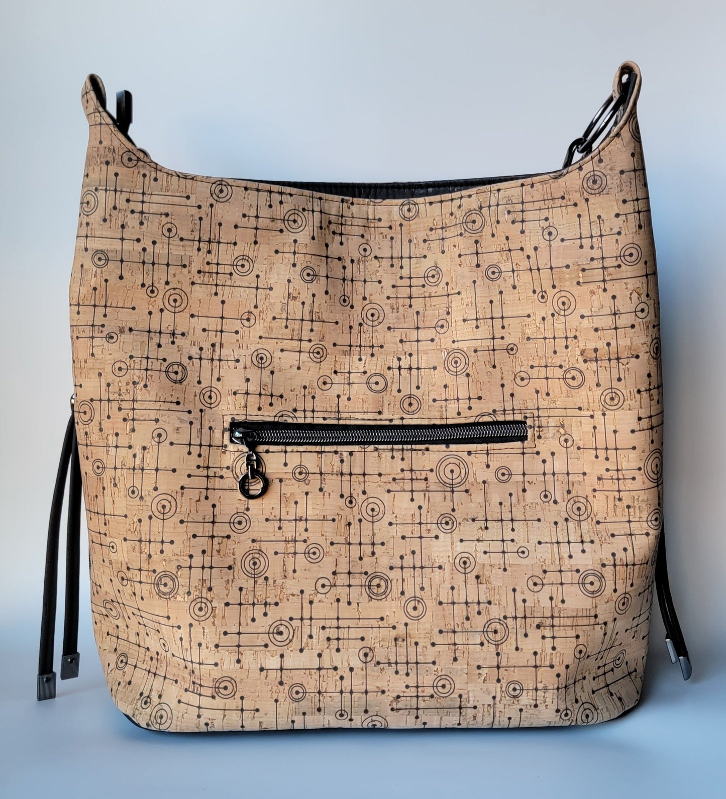 Simplistic Slouch Shoulder Bag - Fifties Abstract