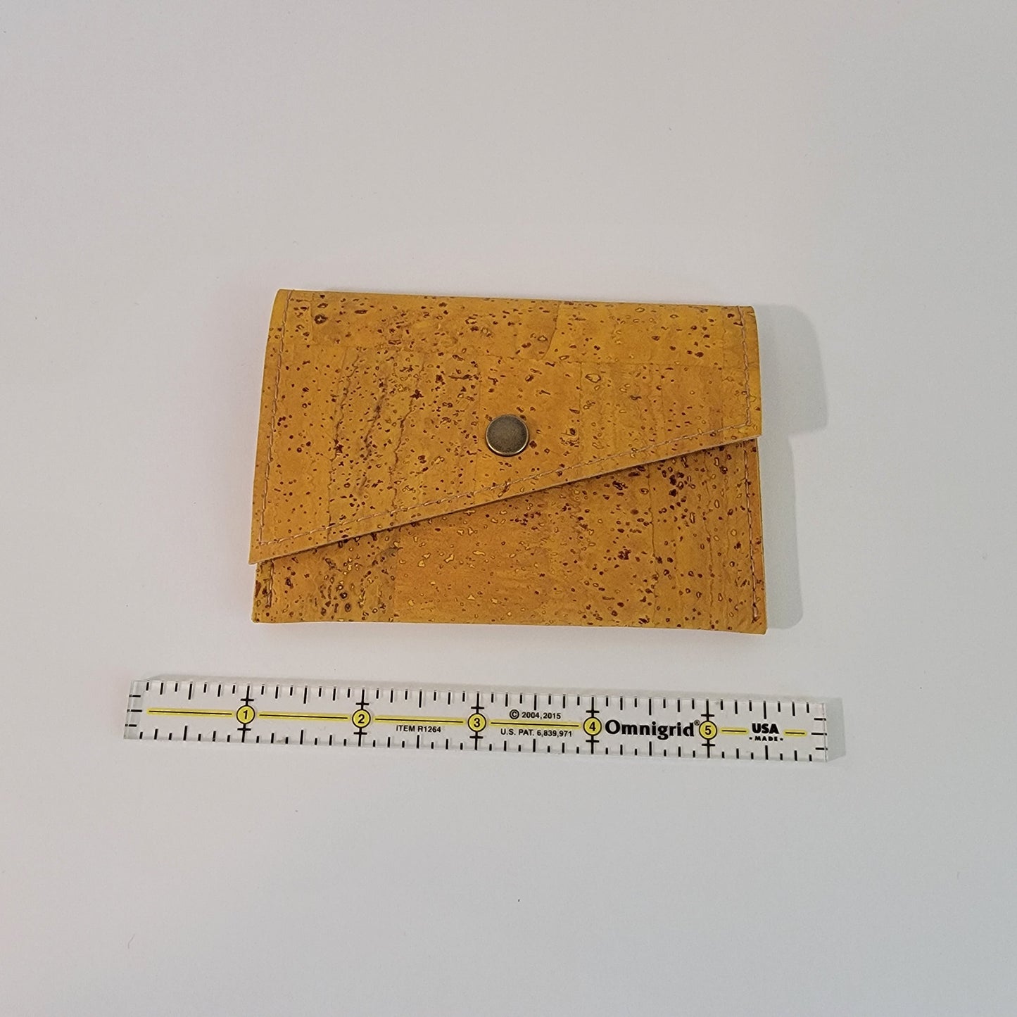 Slim Snap Card Wallet - Yellow