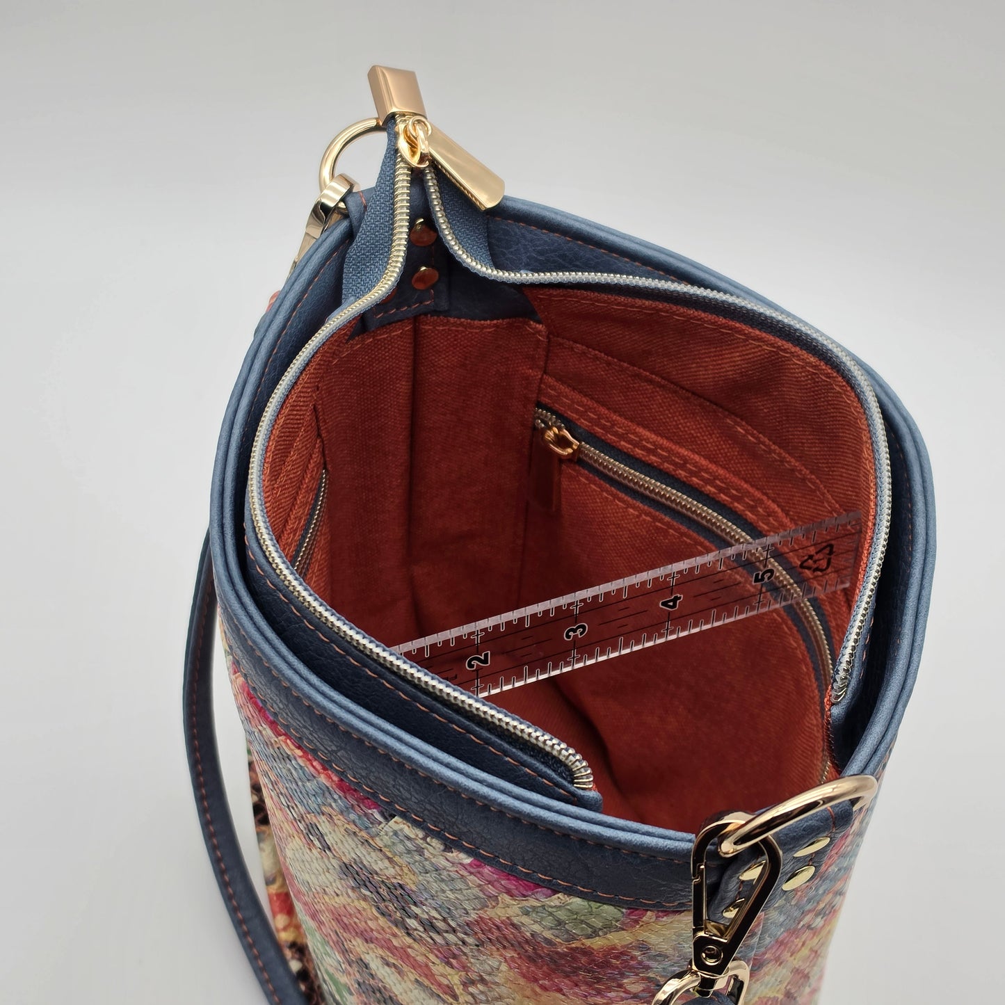 Vinyl Baby Bucket Bag - Multi Snake