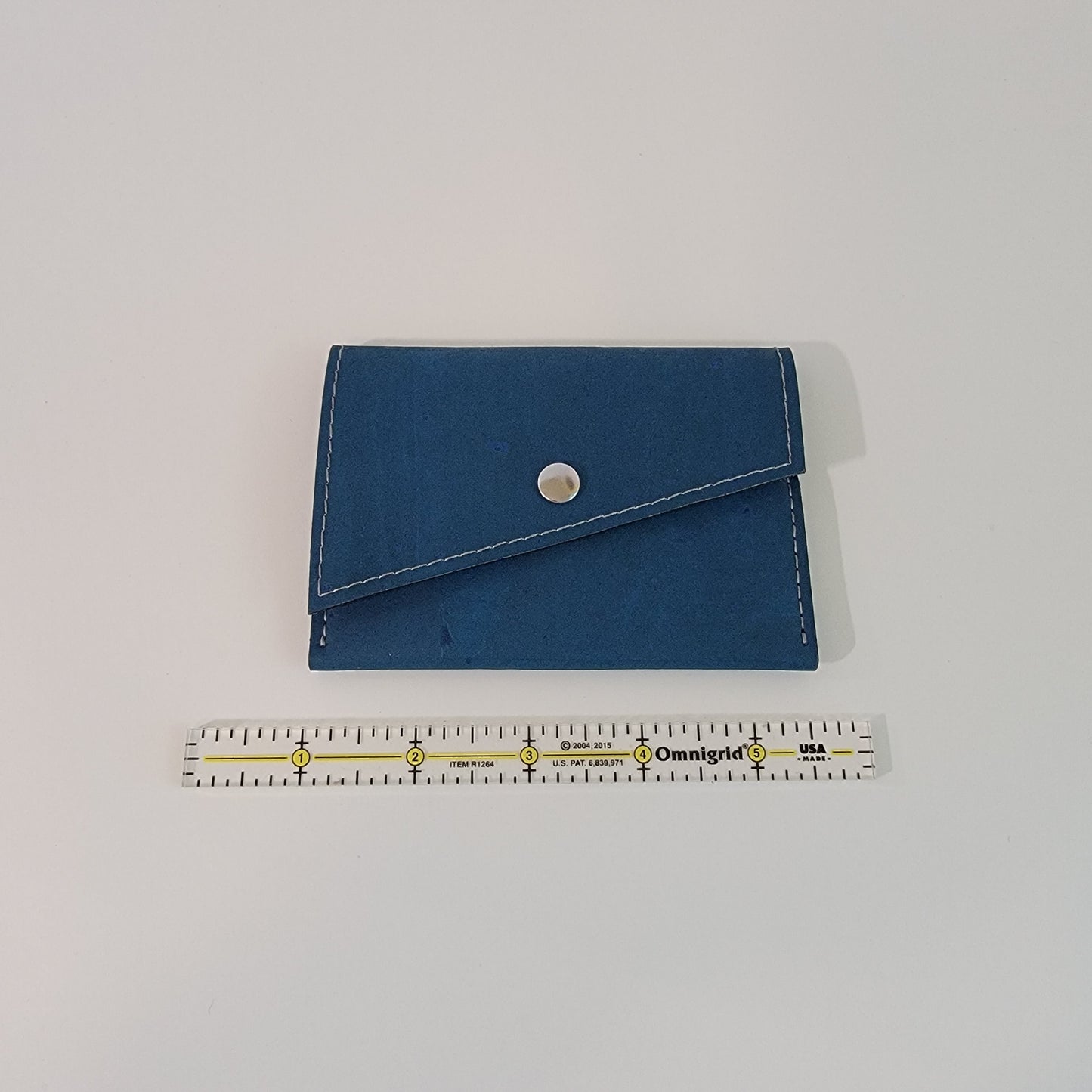 Slim Snap Card Wallet - Teal