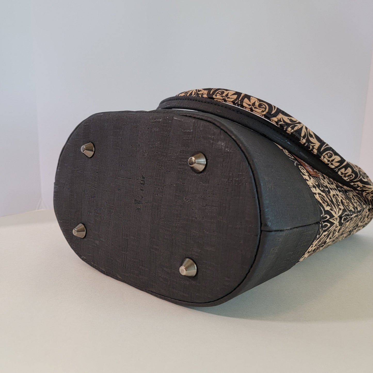 Handcrafted Cork Bucket Bag - Rebel