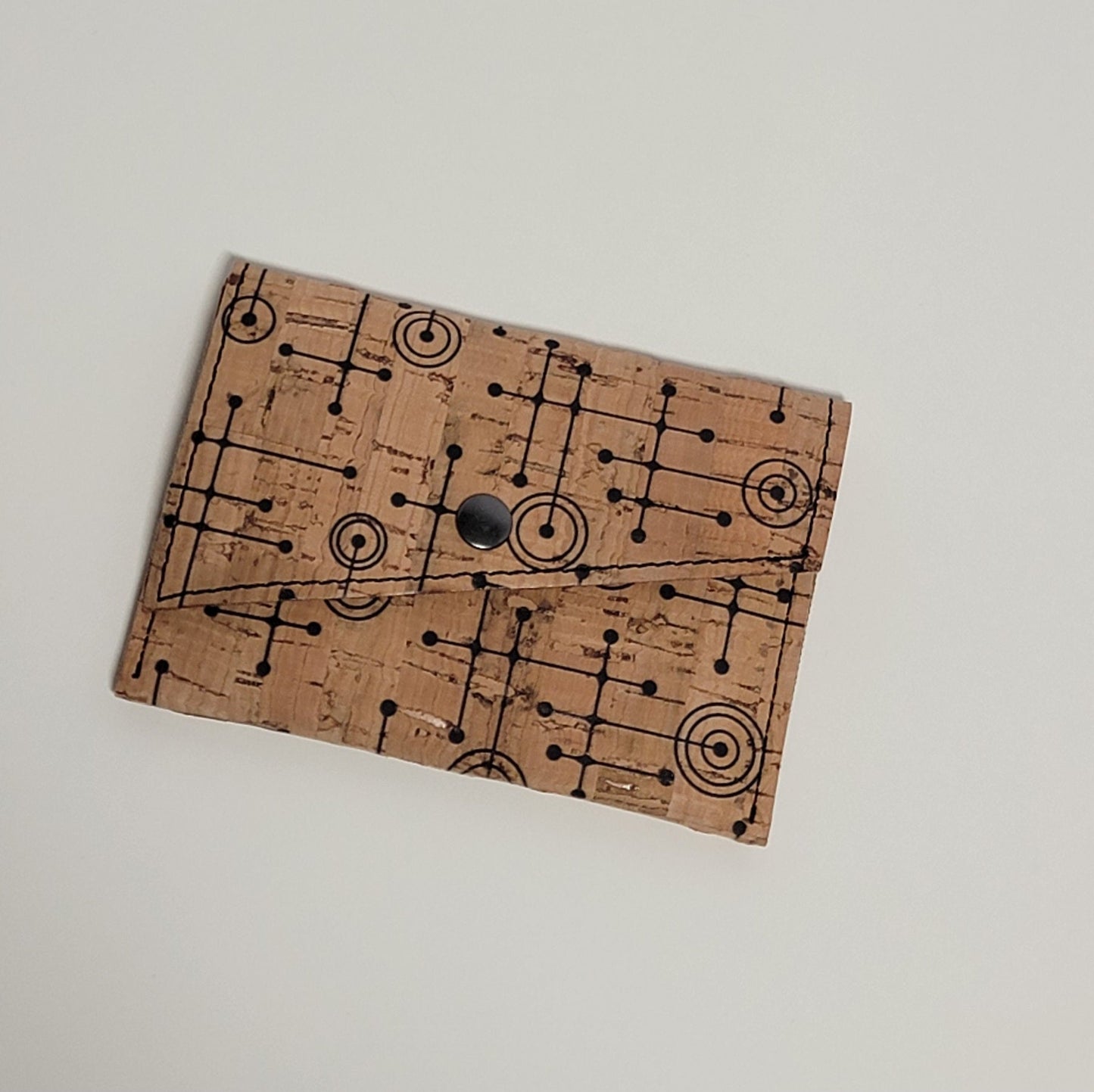 Slim Snap Card Wallet - Fifties Abstract